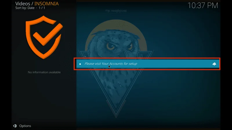 Insomnia Addon For Streaming Kodi